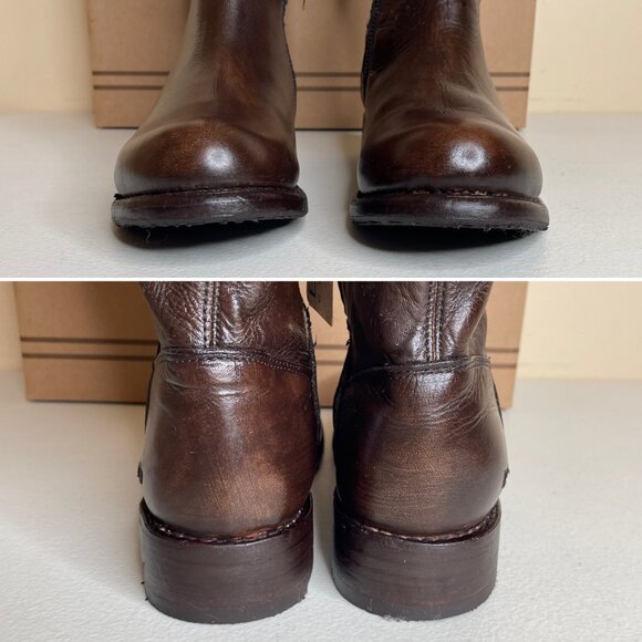 New BED STU Manchester Teak Glaze Riding Boots Size 7 - Picture 7 of 16